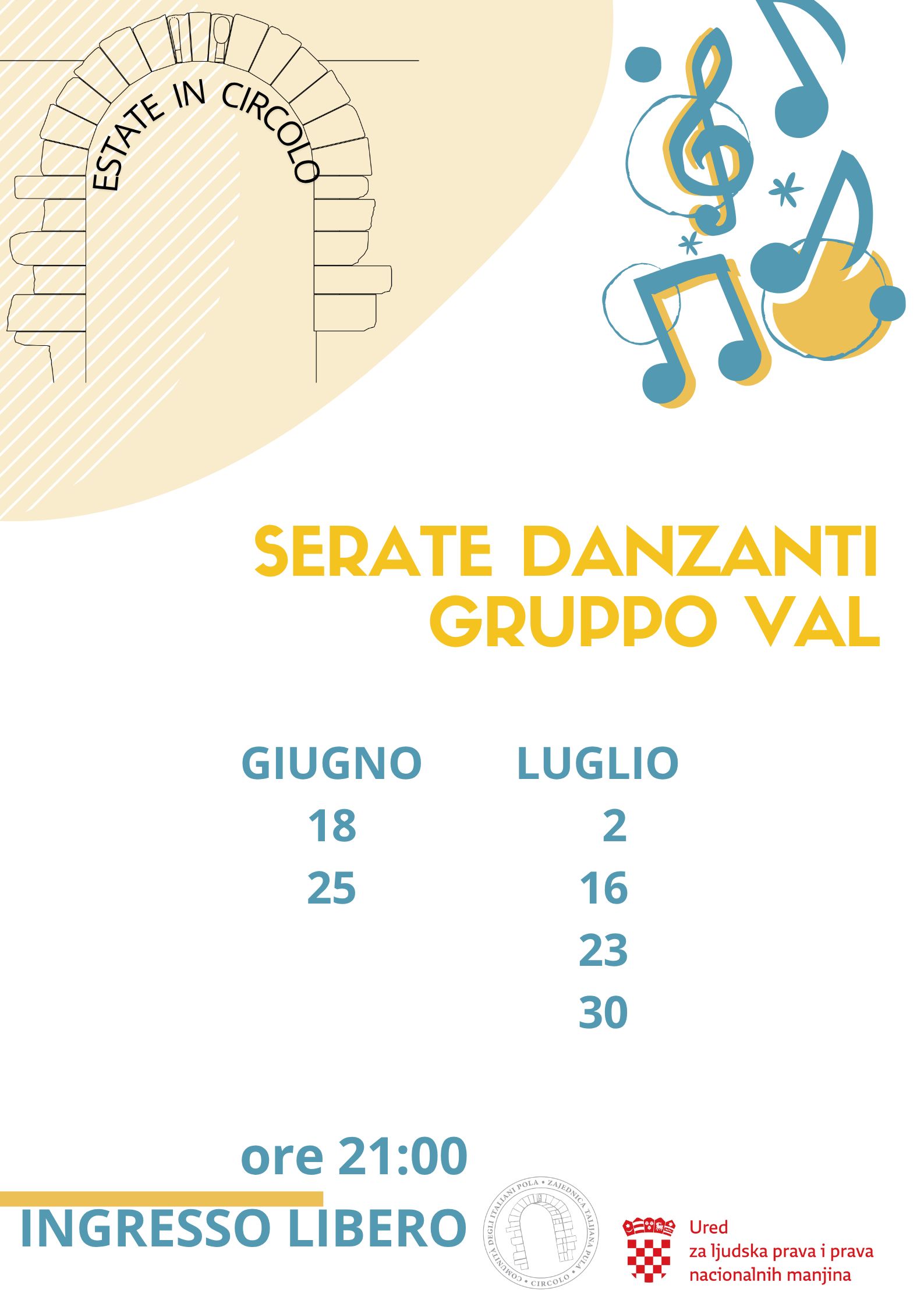 SERATE DANZANTI CON IL GRUPPO 